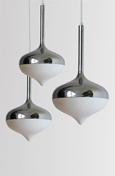 Spun Silver Pendant Lighting Evie Group